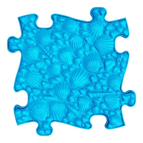 Strukturmatte Muscheln mit weicher Oberfläche in Blau